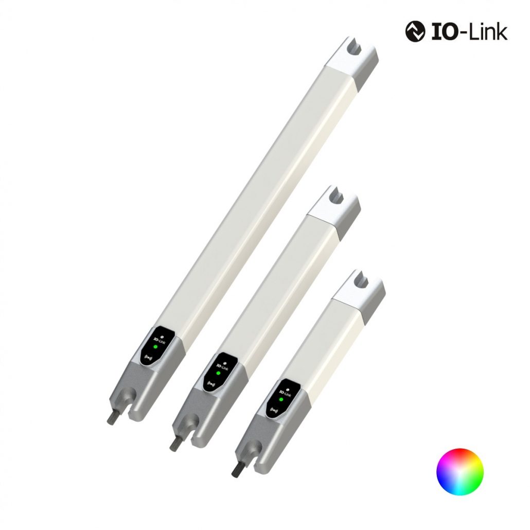 Compact signal light with IO-Link