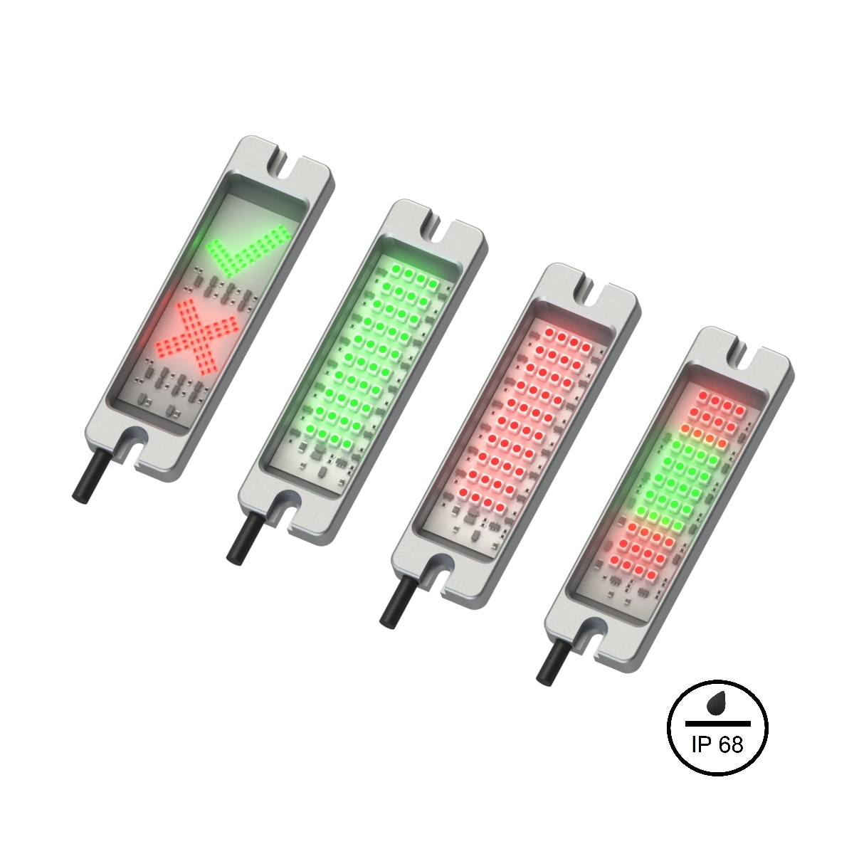 Compact signal lights
