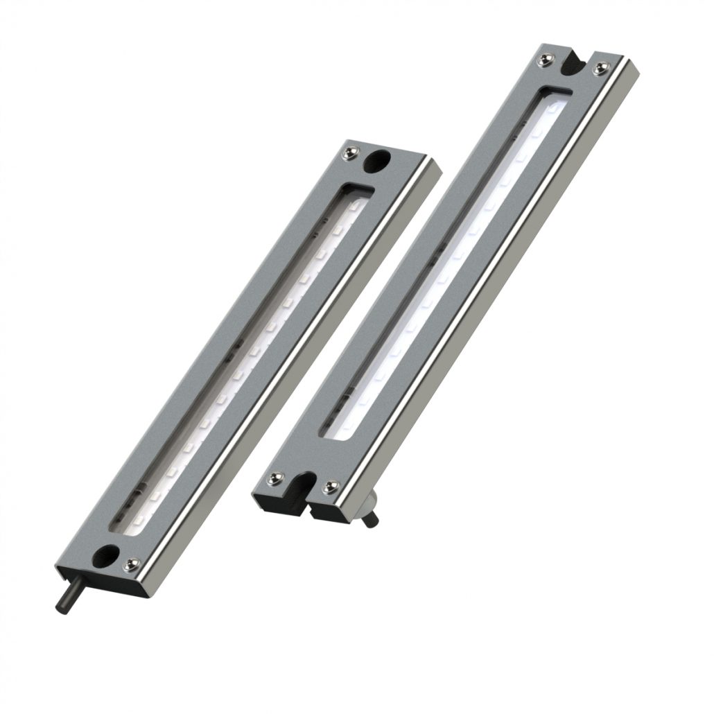 Ultra-flat machine tool lights